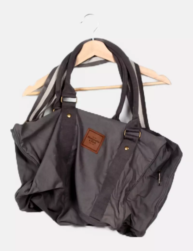 Abercrombie Bolsa gris deportiva