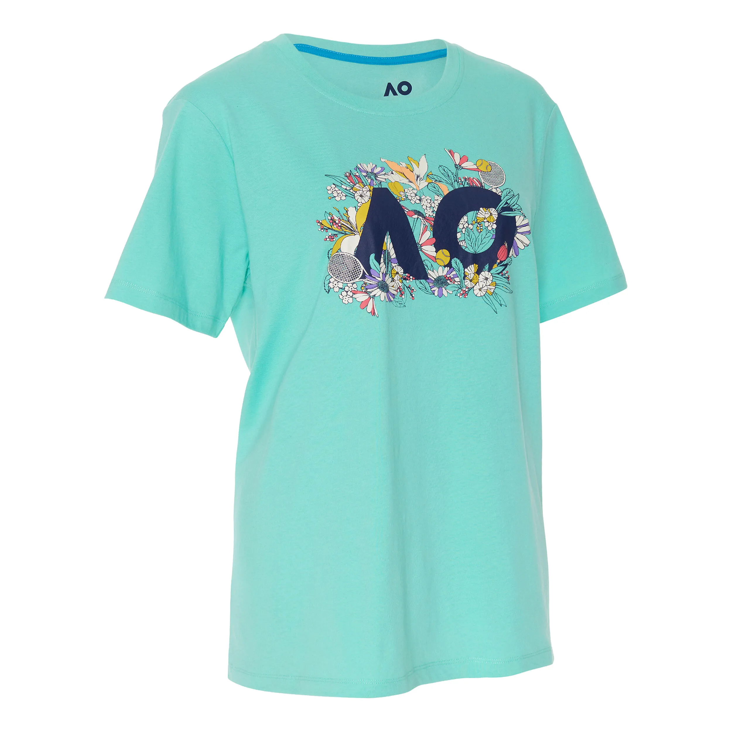 AO Floral Logo Camiseta De Manga Corta Mujeres