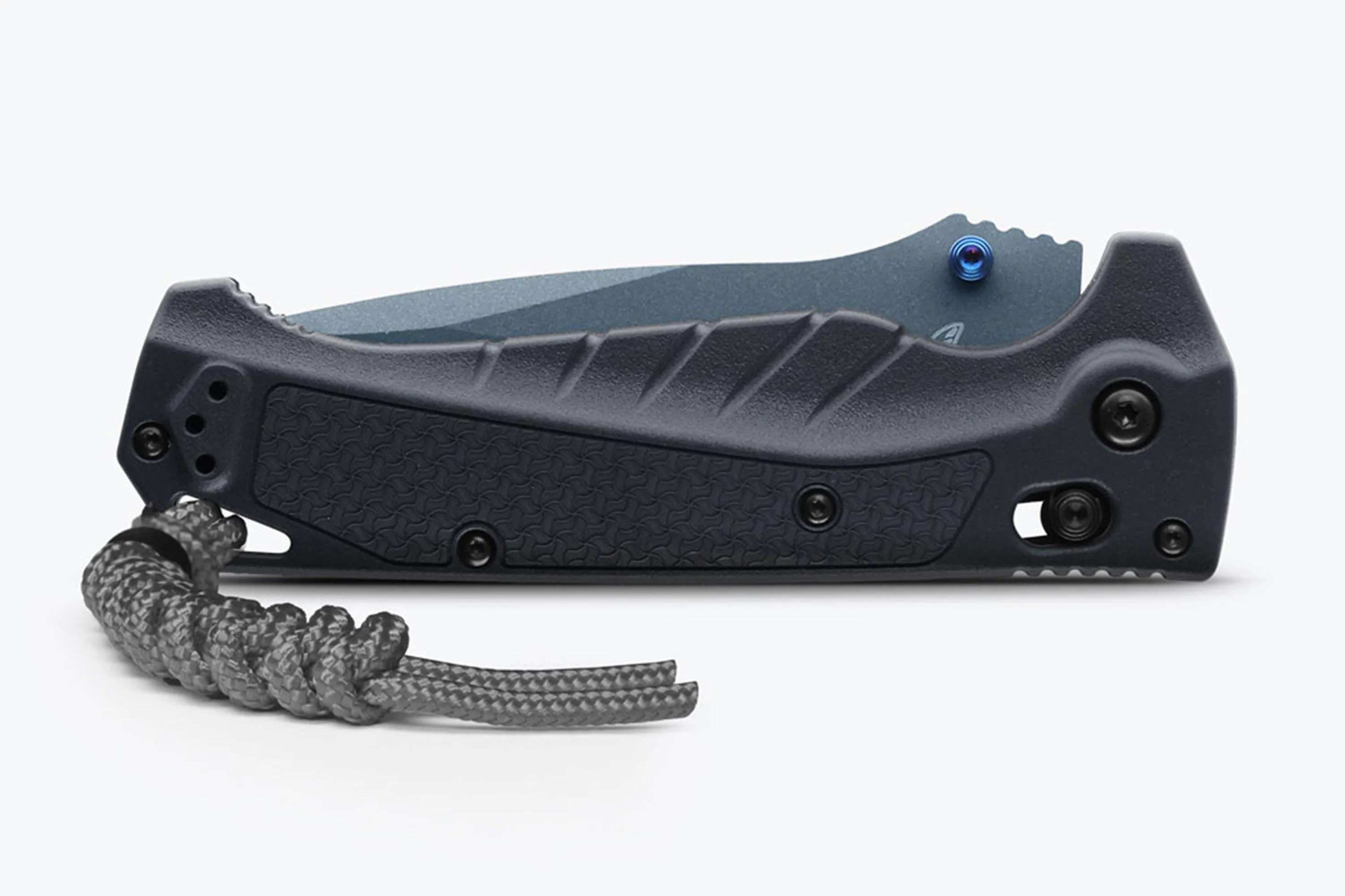 Benchmade Adira 18060BT-01 Blue Titanium Cerakote CPM MagnaCut, Tempest Gray Grivory navaja