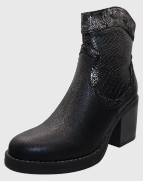 Bota Corta Print Negro