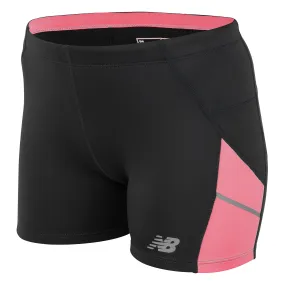 Calza Corta Running Niña New Balance Tight Negro