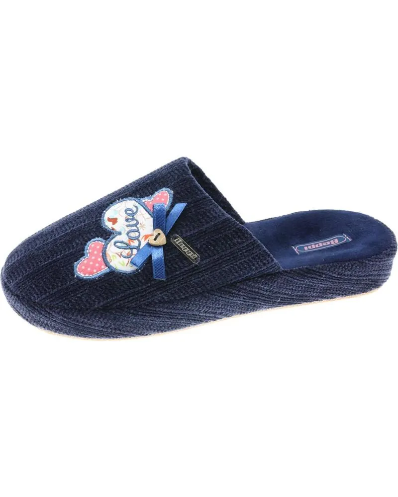 Calzado de casa BEPPI  de Mujer CHINELO INTERIOR  NAVY BLUE