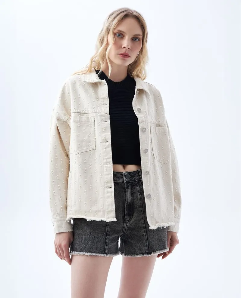 Chaqueta de silueta amplia para mujer