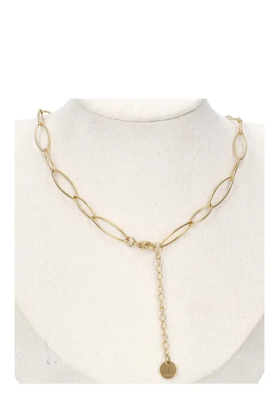 Collar fino Luna Collection b1-10739 oro