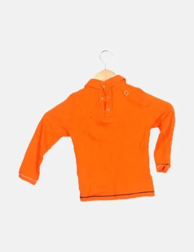 Decathlon Polo naranja dibujo