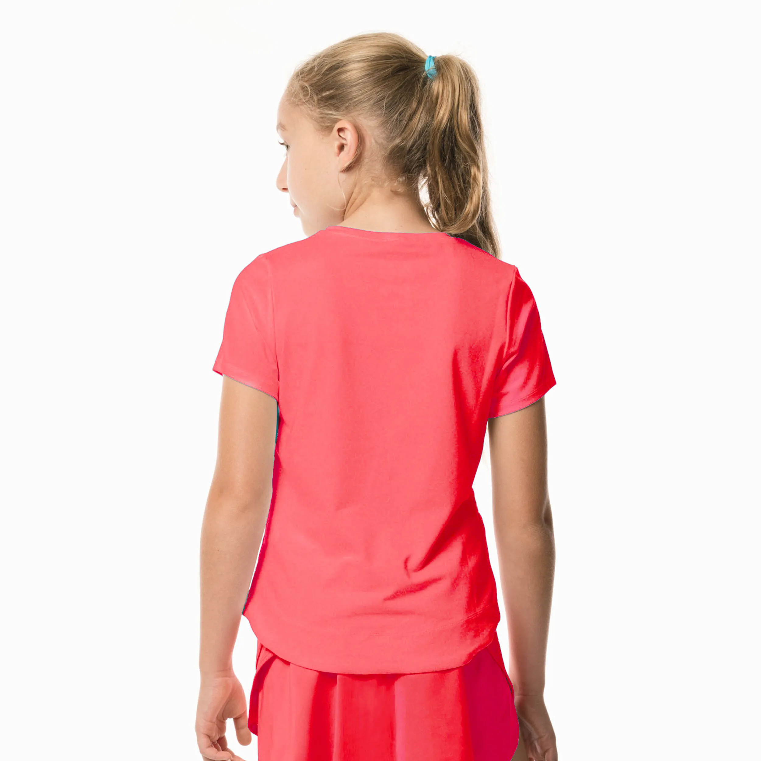 Dynamic High-Low Camiseta De Manga Corta Chicas