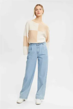 Esprit Jersey color block con alpaca