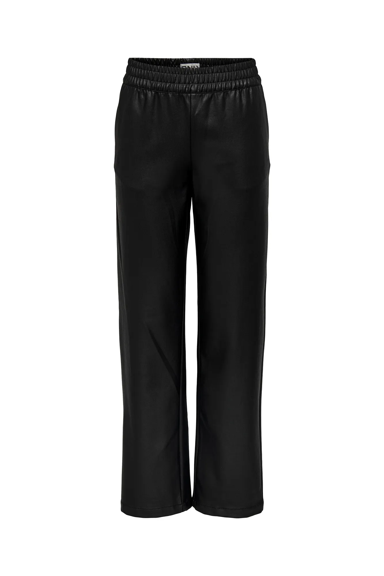Only Pantalón de polipiel cintura elástica