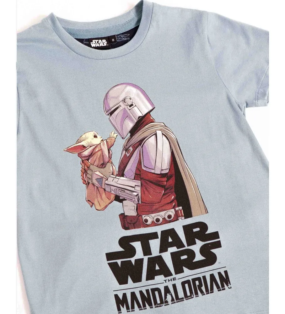 Pijama Manga Corta Mandalorian Baby Yoda