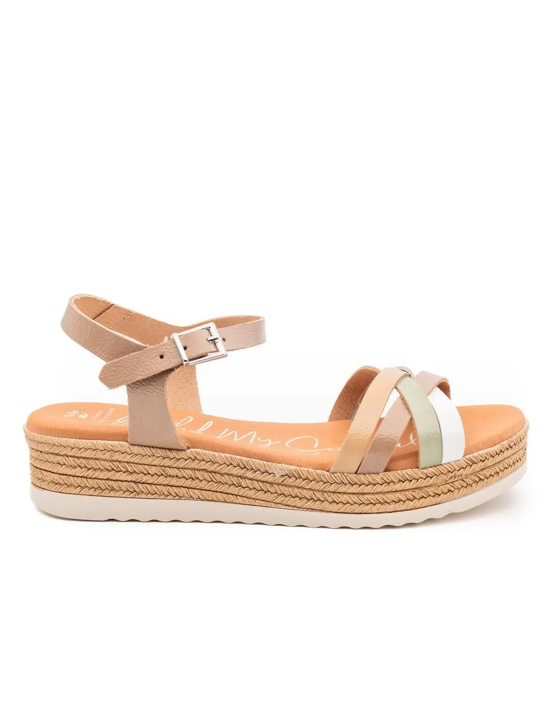 SANDALIA PIEL MUJER OH MY SANDALS 5425 TAUPE