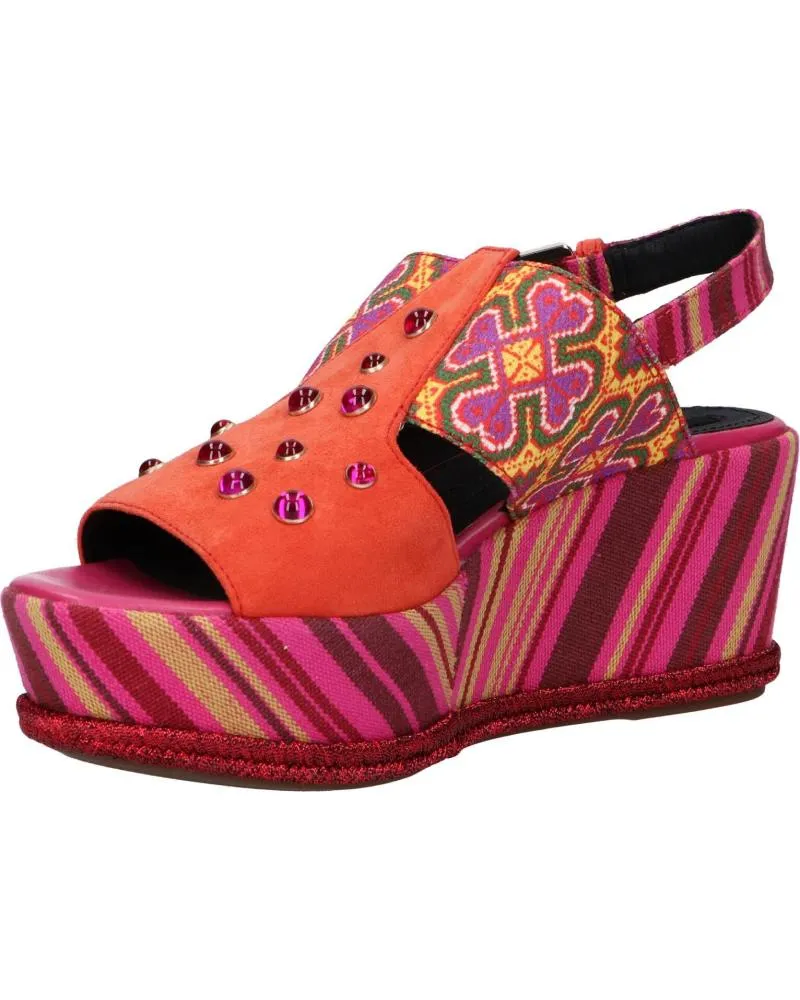 Sandalias de Mujer GEOX D824VA 021AW D SAKELY C7258 CORAL-FUCHSIA