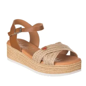 Sandalias Planas Oh My Sandals 5438 Mujer Cuero