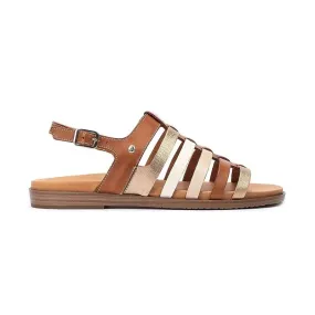 Sandalias Planas Pikolinos W8q-0799 Mujer Cuero