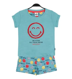 SMILEY Pijama Manga Corta Do Things azul