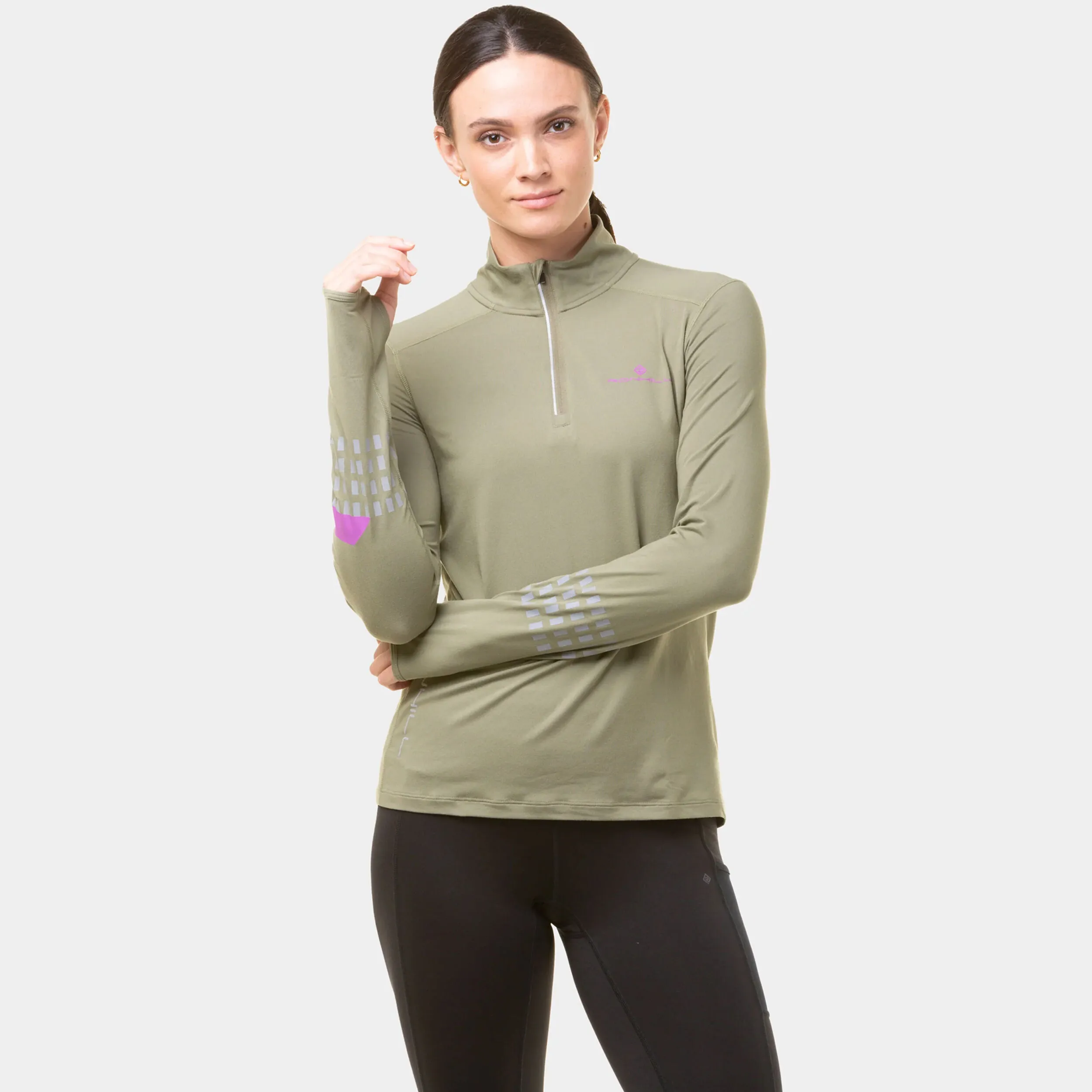 Tech Afterhours 1/2 Zip Camiseta De Running Mujeres