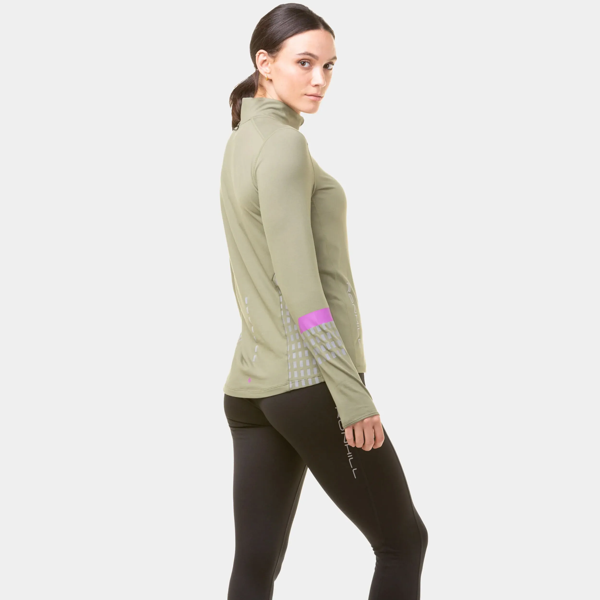 Tech Afterhours 1/2 Zip Camiseta De Running Mujeres