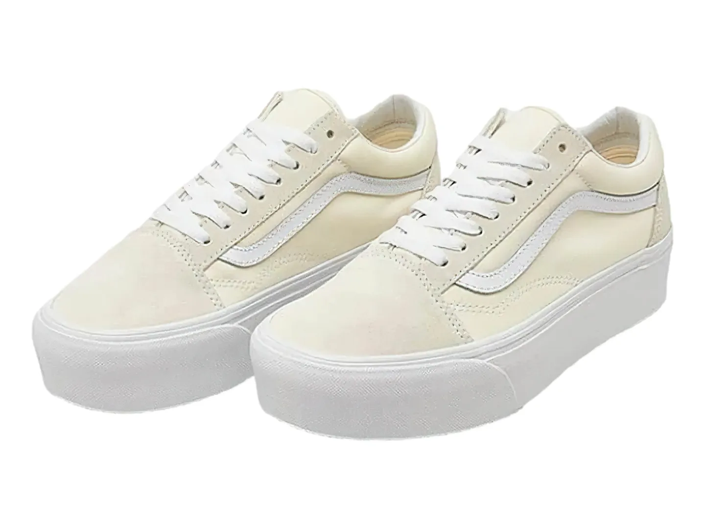 Tenis Vans 9pzccz Blanco Para Mujer